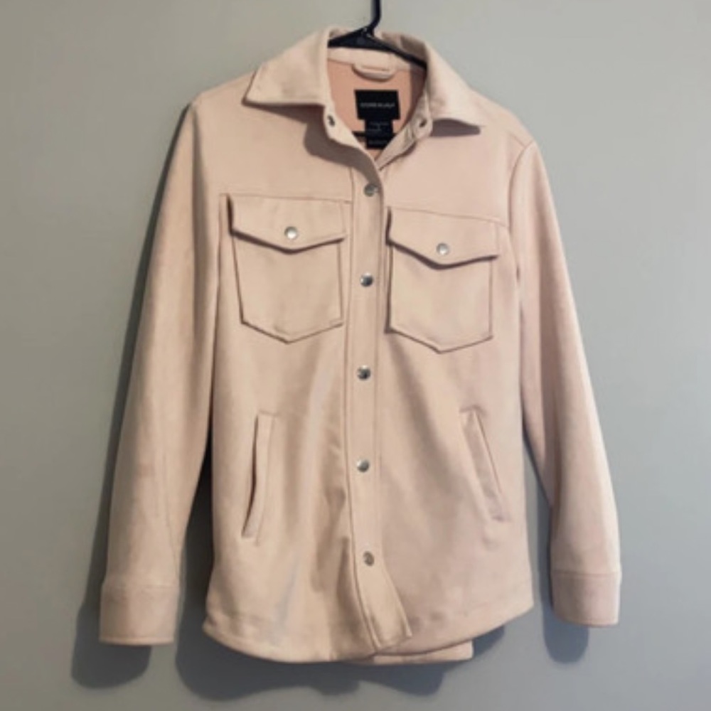 Oversized Suede long sleeve